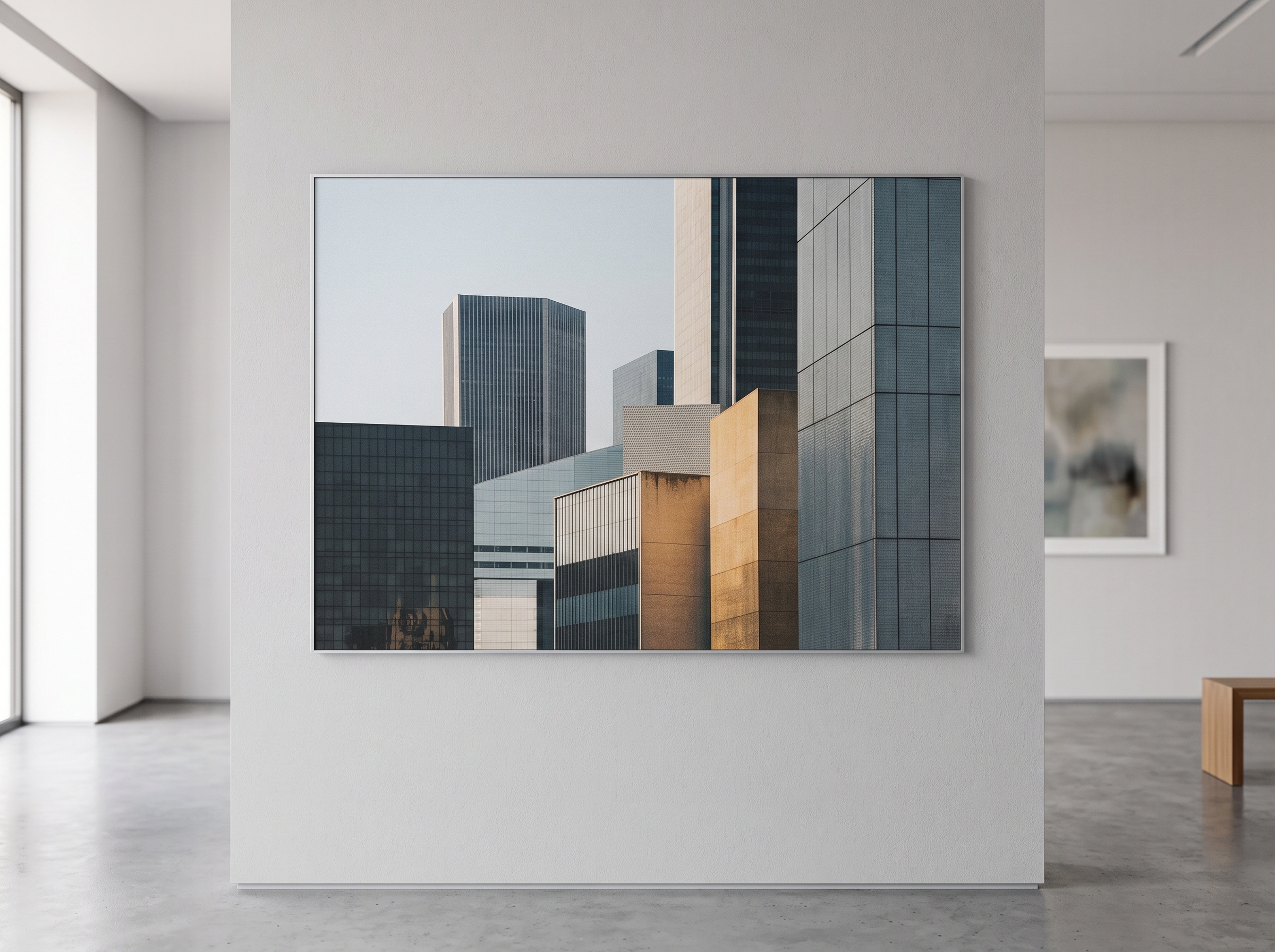 Cadre affleurant aluminium minimaliste YSAPRINT